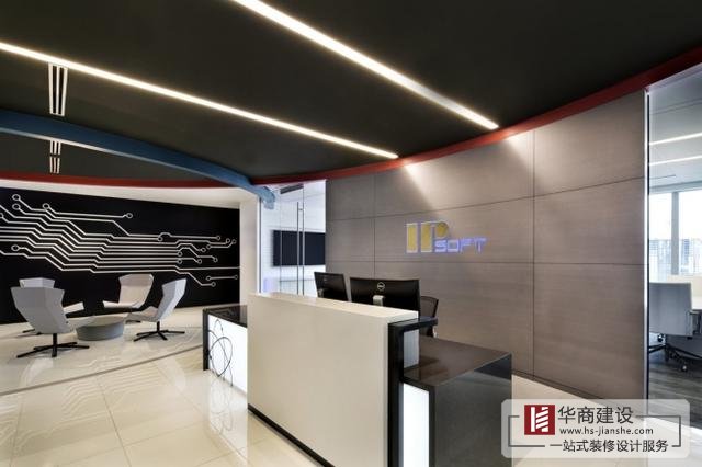 公司前台装修该怎么设计,广州办公室前台装饰